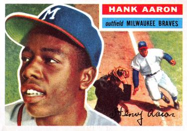 1956 Topps #31 Hank Aaron Front