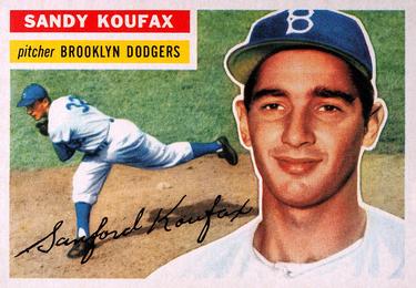 1956 Topps #79 Sandy Koufax Front