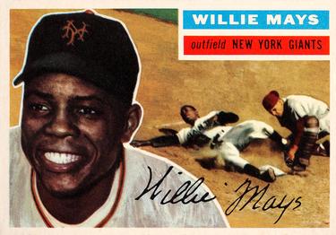 1956 Topps #130 Willie Mays Front