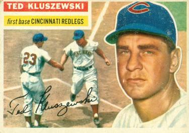 1956 Topps #25 Ted Kluszewski Front