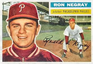1956 Topps #7 Ron Negray Front
