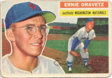 1956 Topps #51 Ernie Oravetz Front