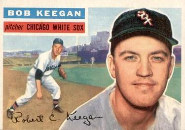 1956 Topps #54 Bob Keegan Front