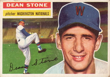 1956 Topps #87 Dean Stone Front