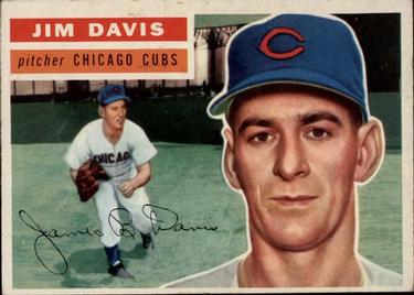 1956 Topps #102 Jim Davis Front
