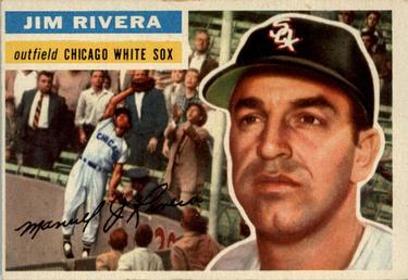 1956 Topps #70 Jim Rivera Front