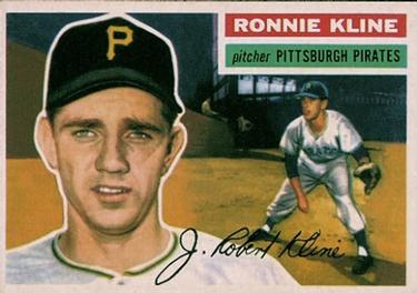 1956 Topps #94 Ron Kline Front