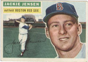 1956 Topps #115 Jackie Jensen Front