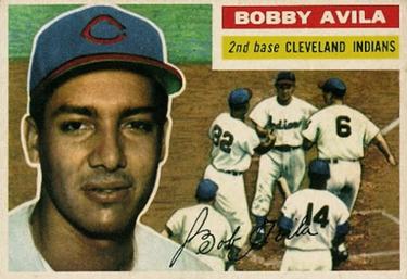 1956 Topps #132 Bobby Avila Front