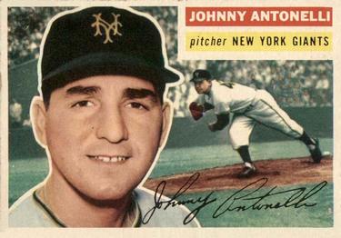 1956 Topps #138 Johnny Antonelli Front