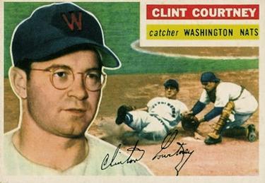 1956 Topps #159 Clint Courtney Front