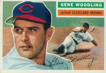 1956 Topps #163 Gene Woodling Front