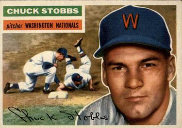 1956 Topps #68 Chuck Stobbs Front