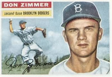 1956 Topps #99 Don Zimmer Front