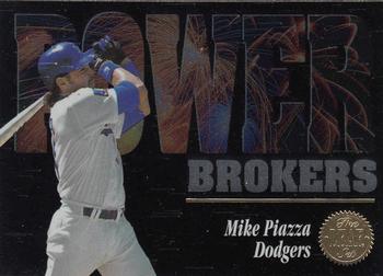 1994 Leaf - Power Brokers #6 Mike Piazza Front