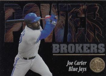 1994 Leaf - Power Brokers #9 Joe Carter Front