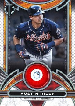 2023 Topps Tribute - Stamp of Approval Relics #SOA-AR Austin Riley Front