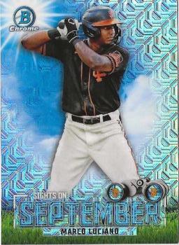2023 Bowman - Sights on September Mojo #SOS-17 Marco Luciano Front