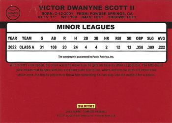 2023 Donruss - Retro 1990 Signatures #90S-VS Victor Scott II Back