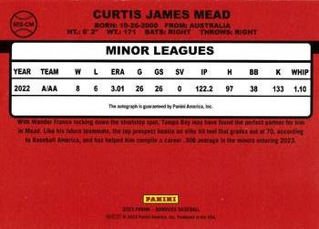 2023 Donruss - Retro 1990 Signatures Black #90S-CM Curtis Mead Back