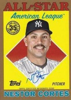 2023 Topps - 1988 Topps Baseball 35th Anniversary All-Stars Autographs Gold #88ASA-NC Nestor Cortes Front