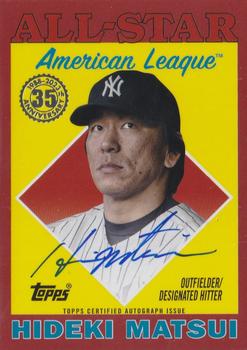 2023 Topps - 1988 Topps Baseball 35th Anniversary All-Stars Autographs Red #88ASA-HM Hideki Matsui Front