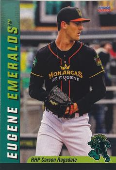 2023 Choice Eugene Emeralds #21 Carson Ragsdale Front