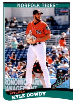 2023 Choice Norfolk Tides #24 Kyle Dowdy Front