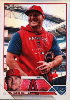 2023 Topps Chrome #27 Mike Trout Front