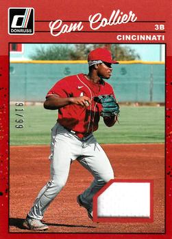 2023 Donruss - Retro 1990 Materials Red #90M-CO Cam Collier Front