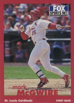 1998-23 St. Louis Cardinals Fox Sports Net #3 Mark McGwire Front