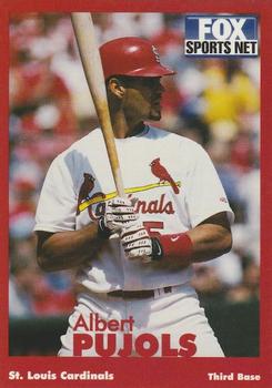 1998-23 St. Louis Cardinals Fox Sports Net #5 Albert Pujols Front