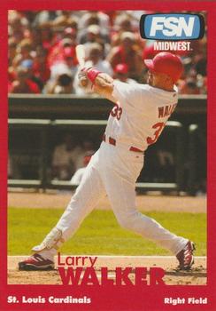 1998-23 St. Louis Cardinals Fox Sports Net #8 Larry Walker Front