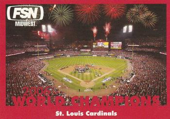1998-23 St. Louis Cardinals Fox Sports Net #12 2006 World Series Champions Front