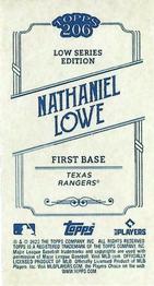 2023 Topps 206 #NNO Nathaniel Lowe Back