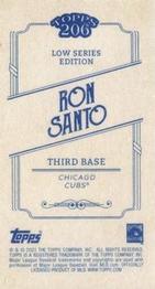 2023 Topps 206 #NNO Ron Santo Back