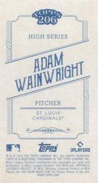 2023 Topps 206 #NNO Adam Wainwright Back