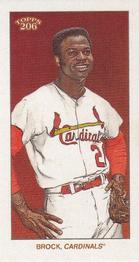 2023 Topps 206 #NNO Lou Brock Front