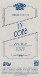 2023 Topps 206 #NNO Ty Cobb Back