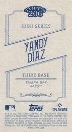 2023 Topps 206 #NNO Yandy Díaz Back