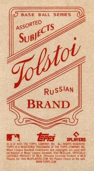 2023 Topps 206 - Tolstoi Back #NNO Bo Bichette Back