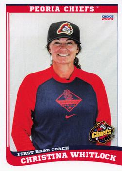 2023 Choice Peoria Chiefs #33 Christina Whitlock Front