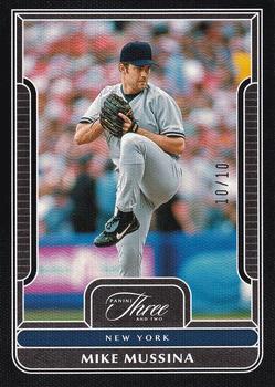 2023 Panini Three and Two - Black #21 Mike Mussina Front