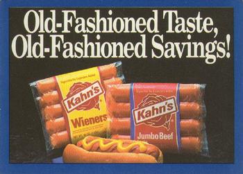 1990 Kahn's New York Mets - Kahn's Coupons #NNO Kahn's Hot Dog Coupon Front