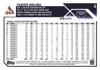 2023 Topps - All-Star Game #4 Yadier Molina Back
