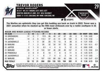 2023 Topps - All-Star Game #29 Trevor Rogers Back