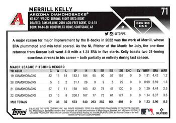 2023 Topps - All-Star Game #71 Merrill Kelly Back