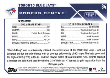 2023 Topps - All-Star Game #84 Toronto Blue Jays Back