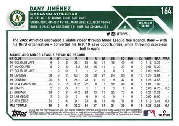 2023 Topps - All-Star Game #164 Dany Jimenez Back
