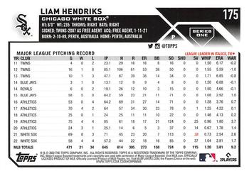 2023 Topps - All-Star Game #175 Liam Hendriks Back